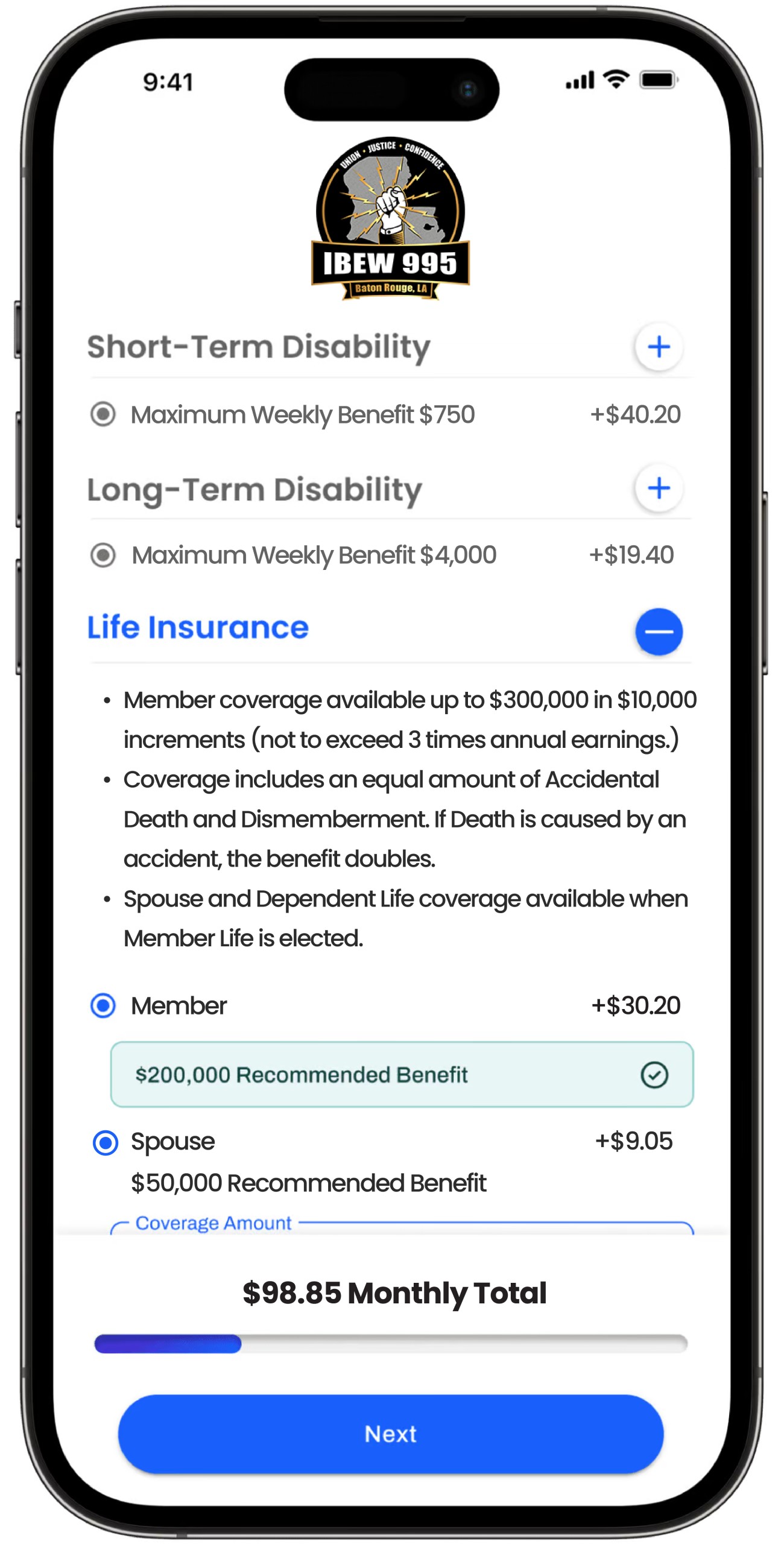 IBEW 995 Mobile Enrollment
